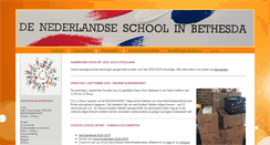 Desktop Screenshot of nederlandseschoolbethesda.org