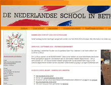 Tablet Screenshot of nederlandseschoolbethesda.org